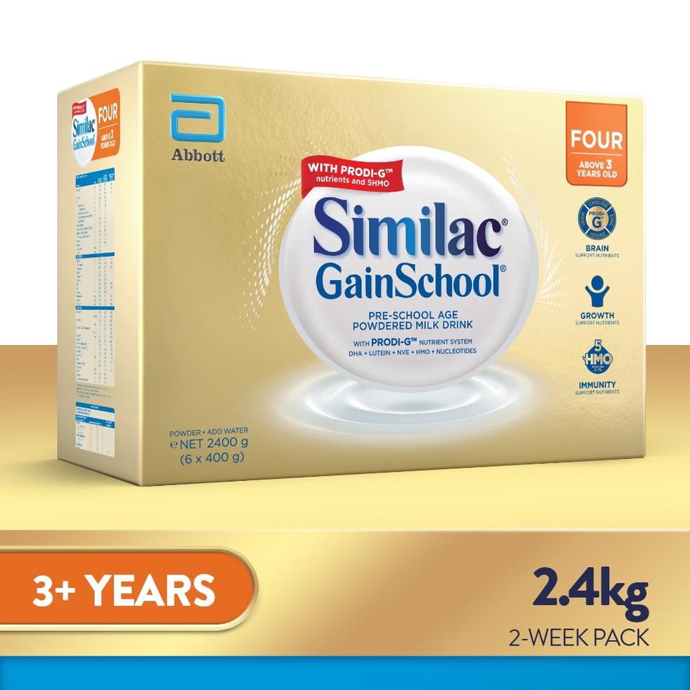 SIMILAC GAINS CHOOL 5HMO ABOVE 3 YEARS OLD  2400G