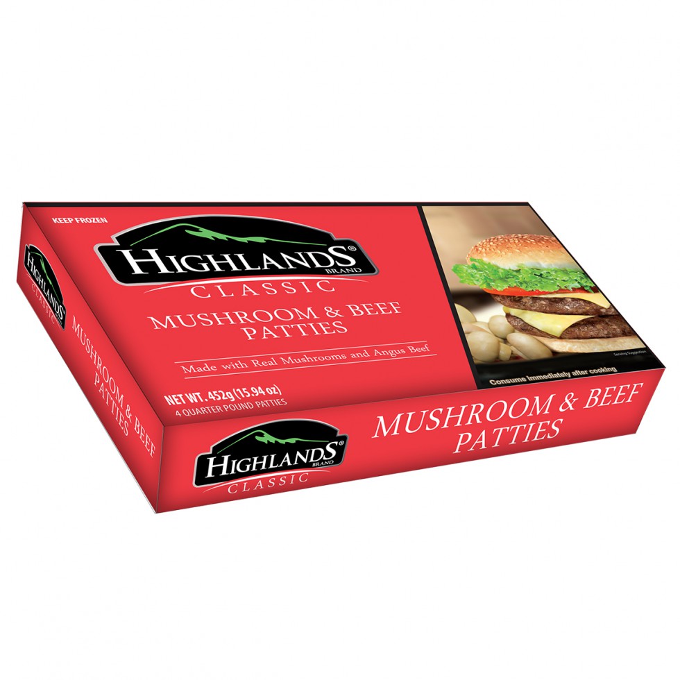 CDO HIGHLANDS PATTIES MUSHROOM AND BEEF 425G