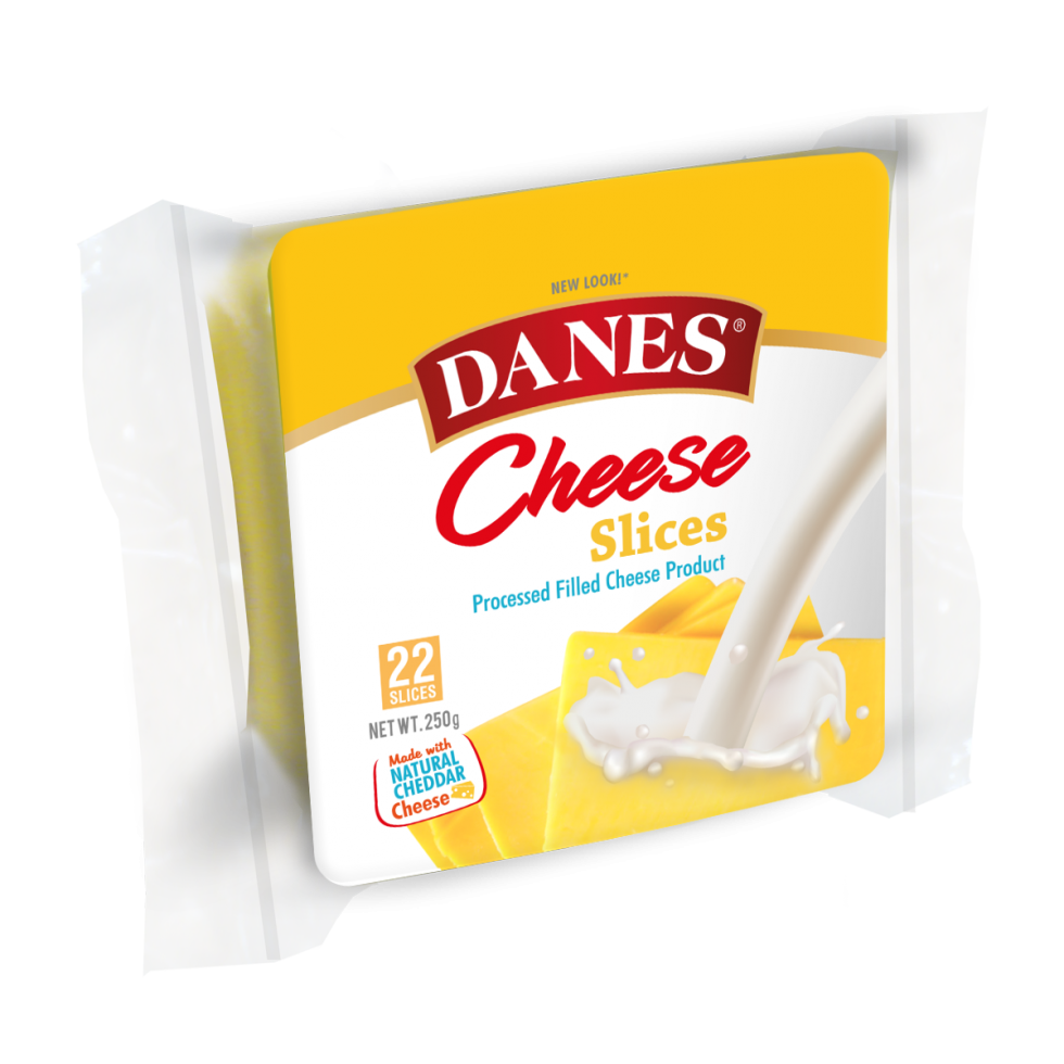 DANES SLICED CHEESE 22 SLICES 250G