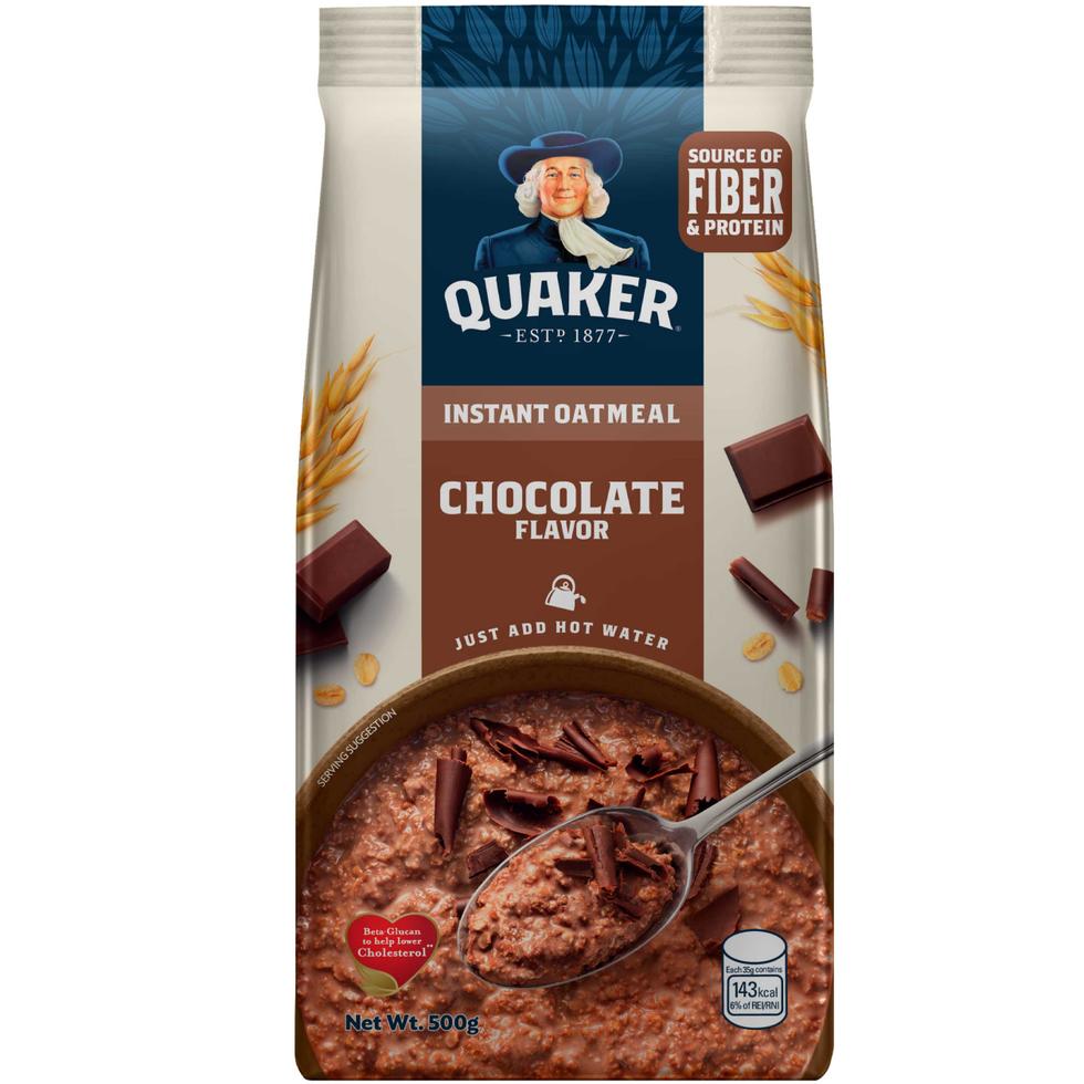 QUAKER INSTANT OATMEAL CHOCOLATE 500G