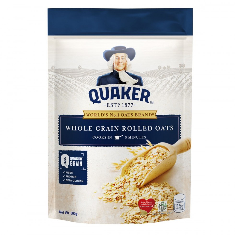 QUAKER QUAKER ROLLED OATS 500G  