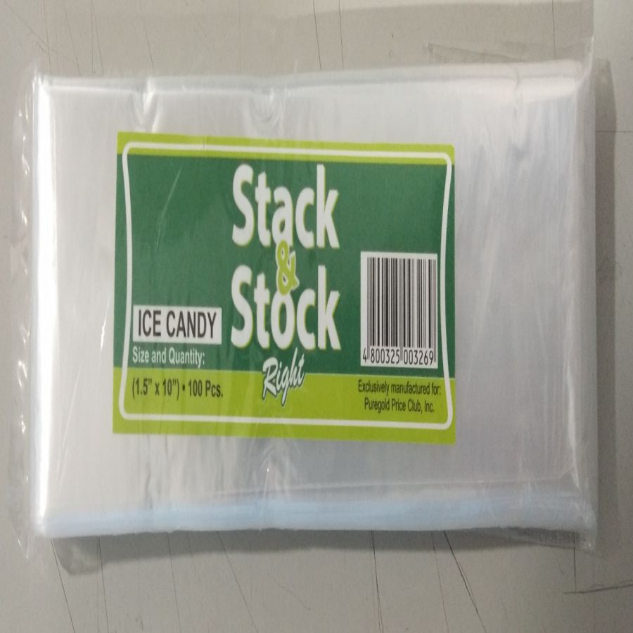 STACK & STOCK ICE CNDY BAG100S