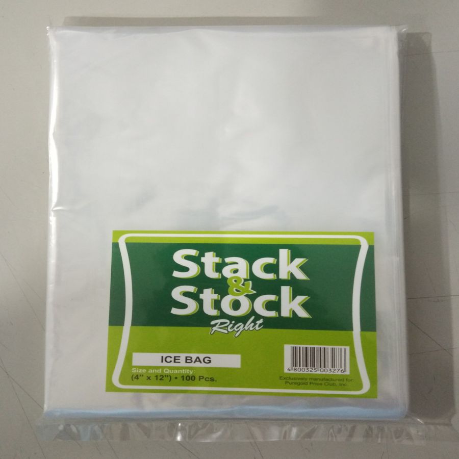 STACK & STOCK ICE BAG 100S