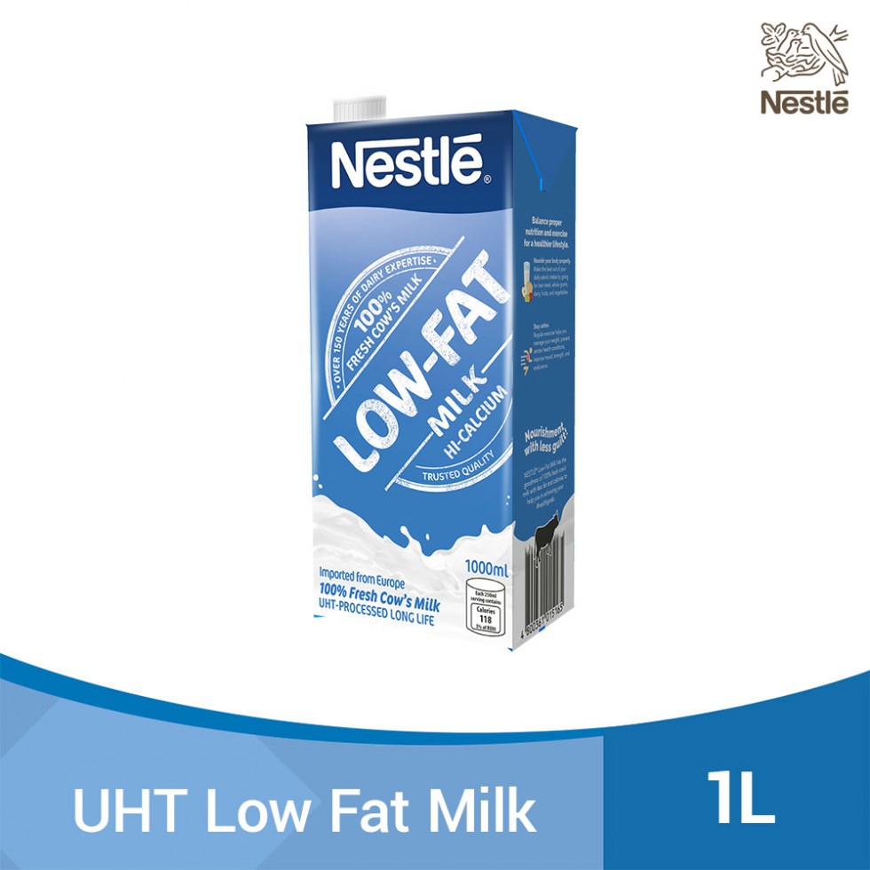 NESTLE UHT LOW-FAT MILK HI-CALCIUM 1L