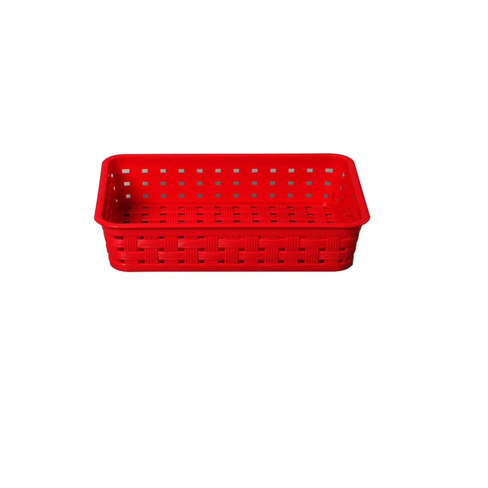 OROCAN NATURA BASKET TRAY 8764 BLUE, GREEN, RED 20.5CM