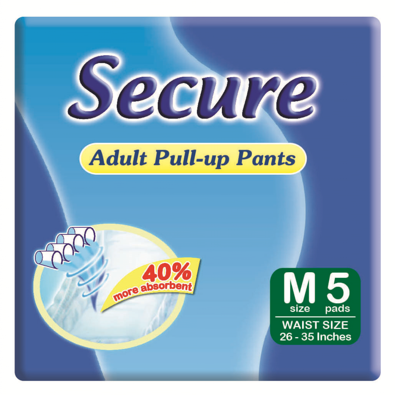 SECURE PULL-UP A/DIAPER M5S