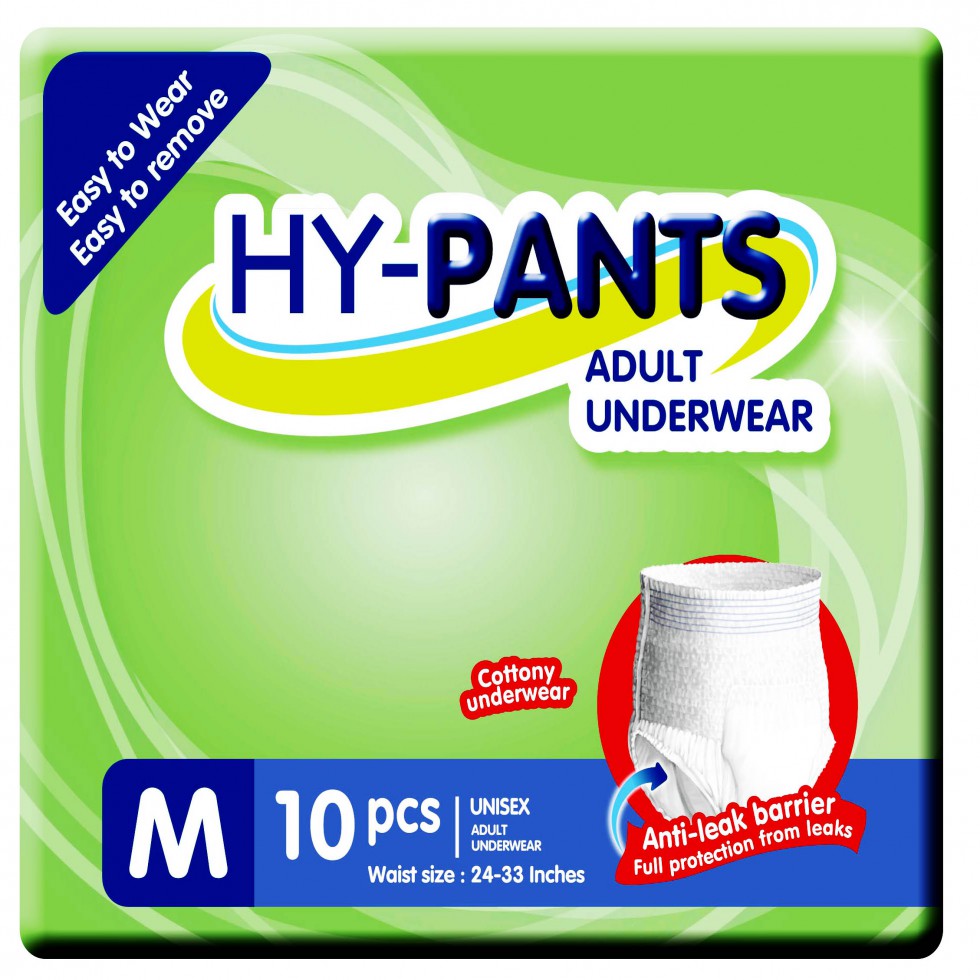 HY-PANTS ADULT UNDERWEAR M 10S