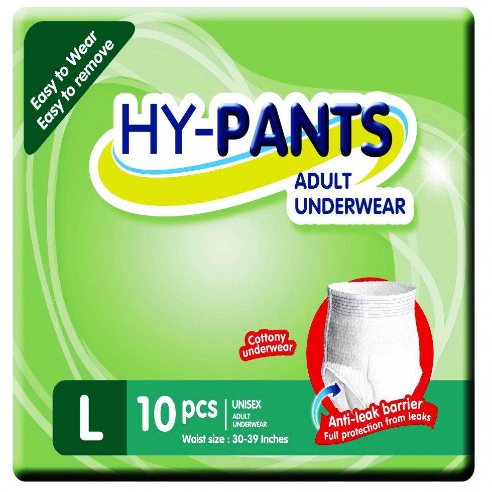 HY-PANTS ADULT UNDERWEAR L 10S
