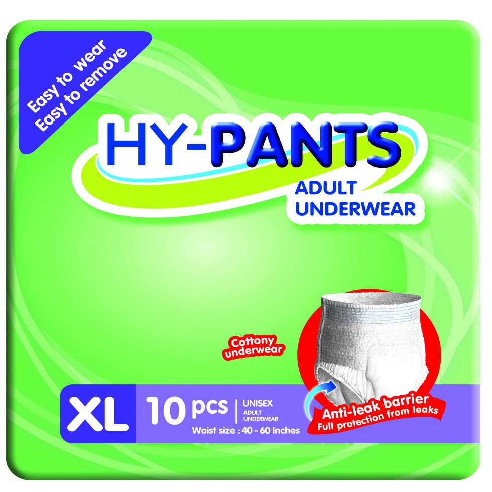 HY-PANTS ADULT UNDERWEAR XL10S