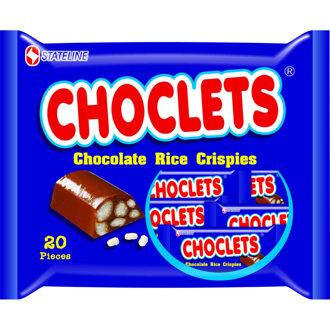 CHOCLETS CHOCOLATE RICE CRISPIES  20S