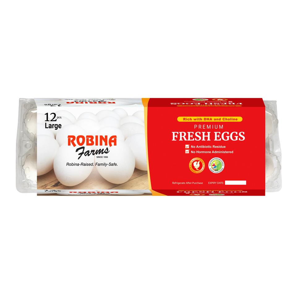 ROBINA FARMS FRESH EGG LARGE 12S  