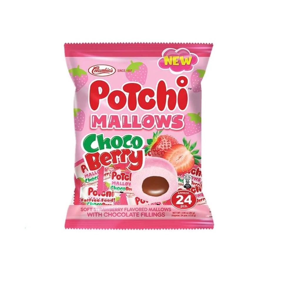 POTCHI CHOCO BERRY MALLOWS 24S