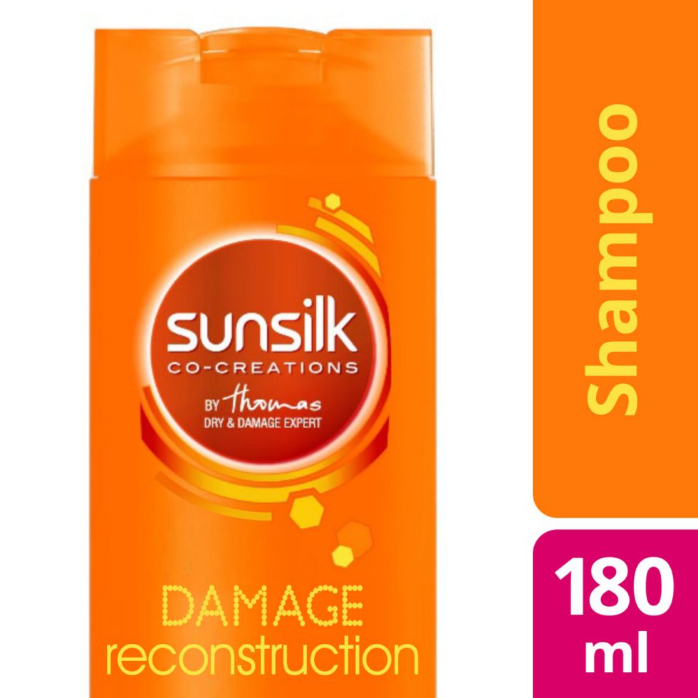 SUNSILK SHAMPOO DAMAGE RECONSTRUCTION ORANGE 180ML