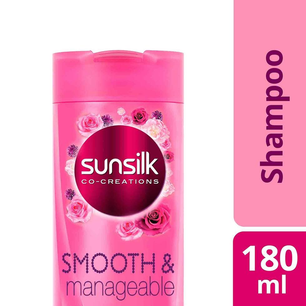 SUNSILK SHAMPOO SMOOTH & MANAGEABLE PINK 180ML
