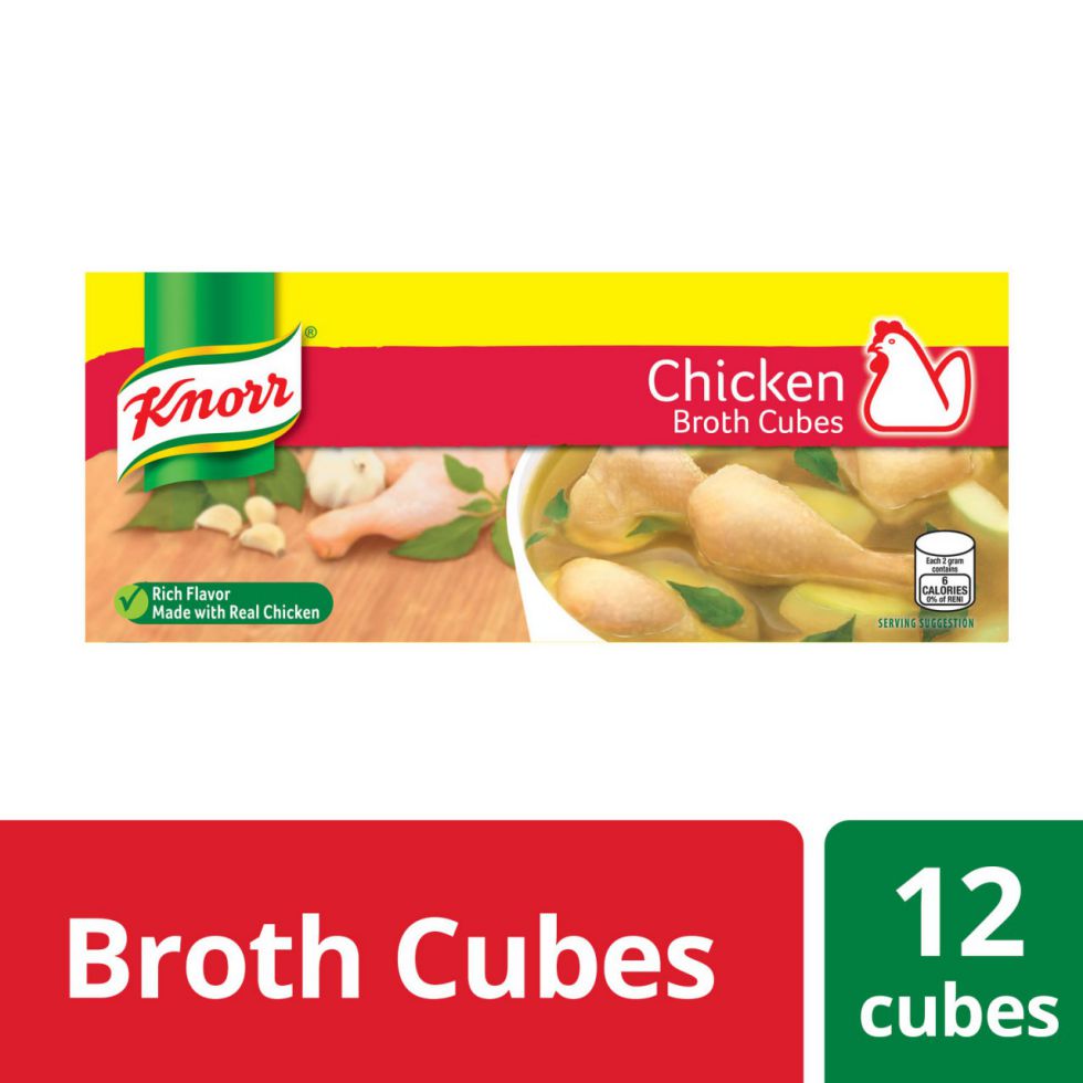 KNORR CHICKEN BROTH CUBES 120G  (12 CUBES X10G)
