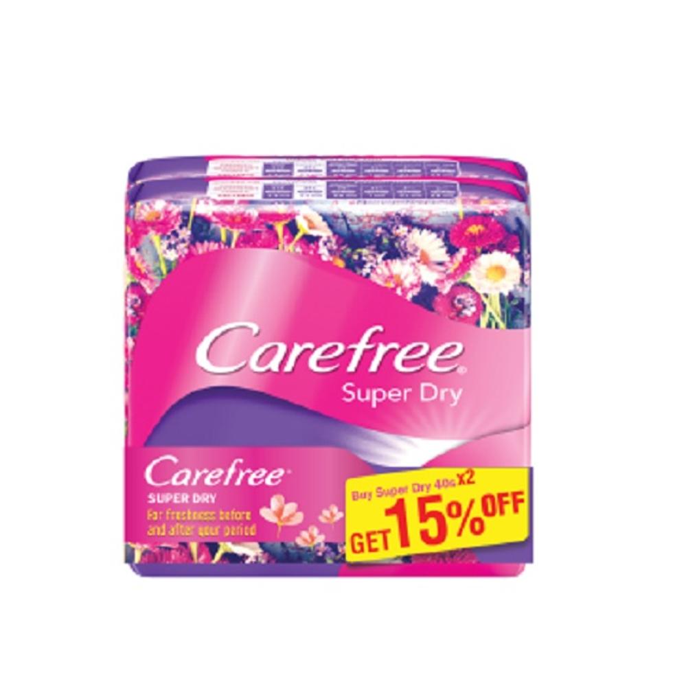 CAREFREE PL SUPRDRY40SX2@15%OF