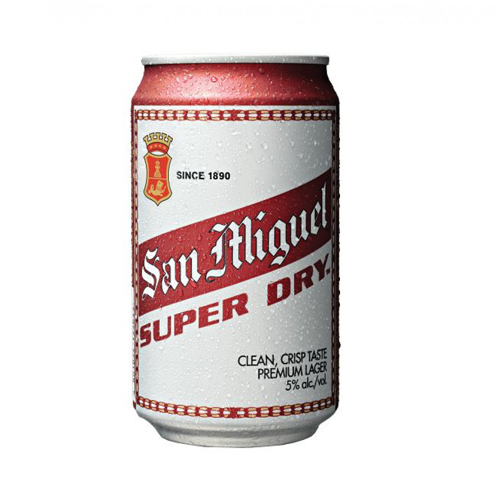 SAN MIGUEL SUPER DRY IN CAN   330ML