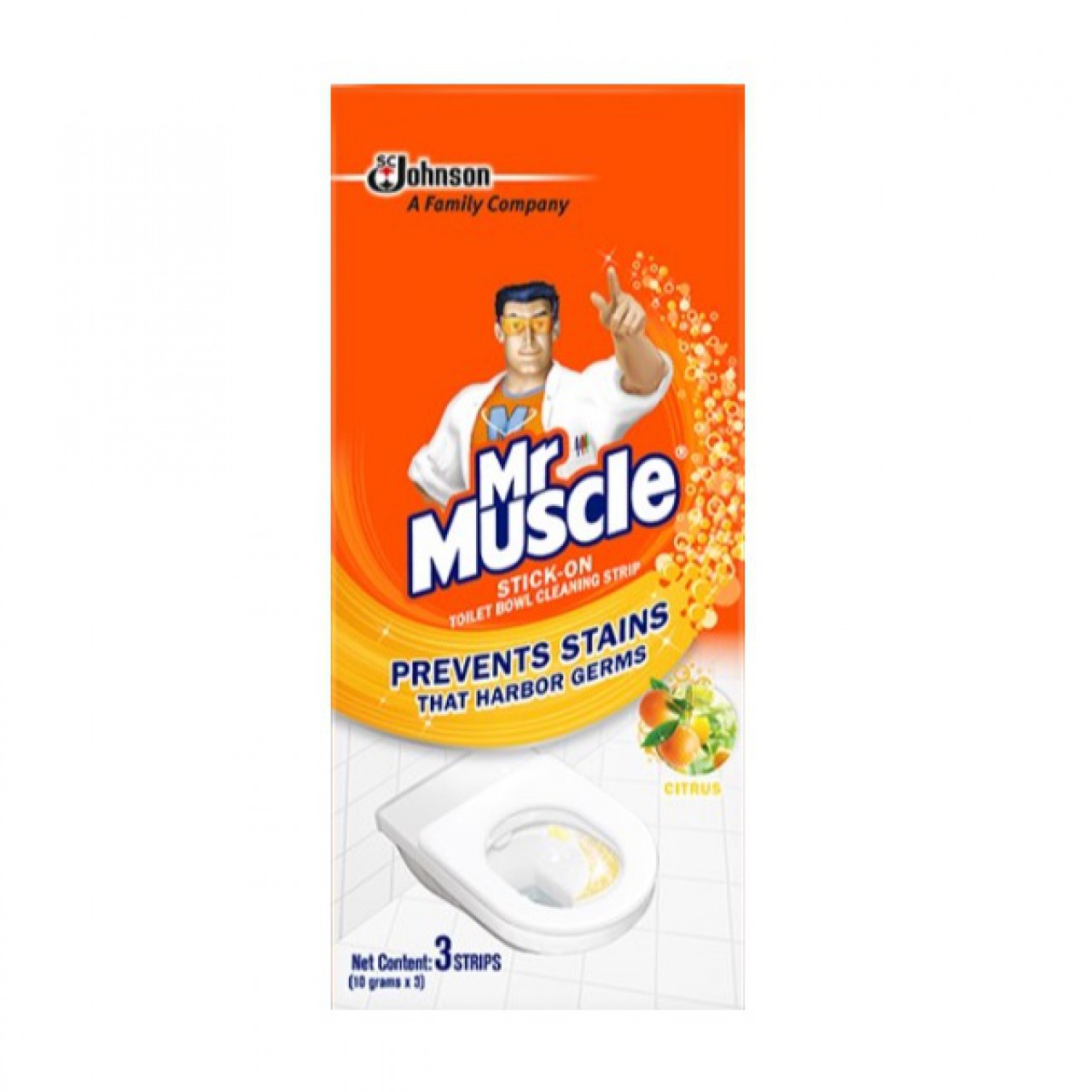MR MUSCLE S/ON STRIP CITRUS30G