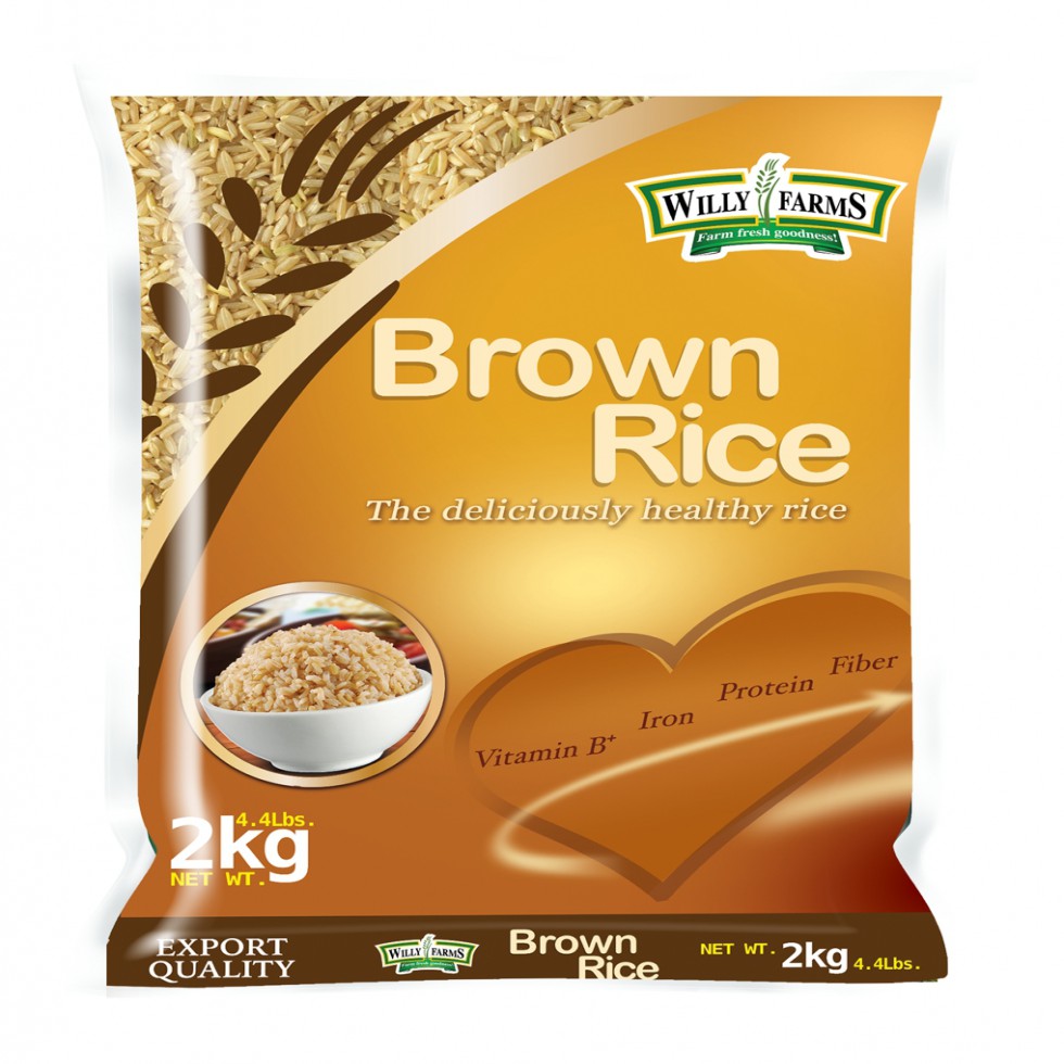 WILLY FARMS BROWN RICE 2KG