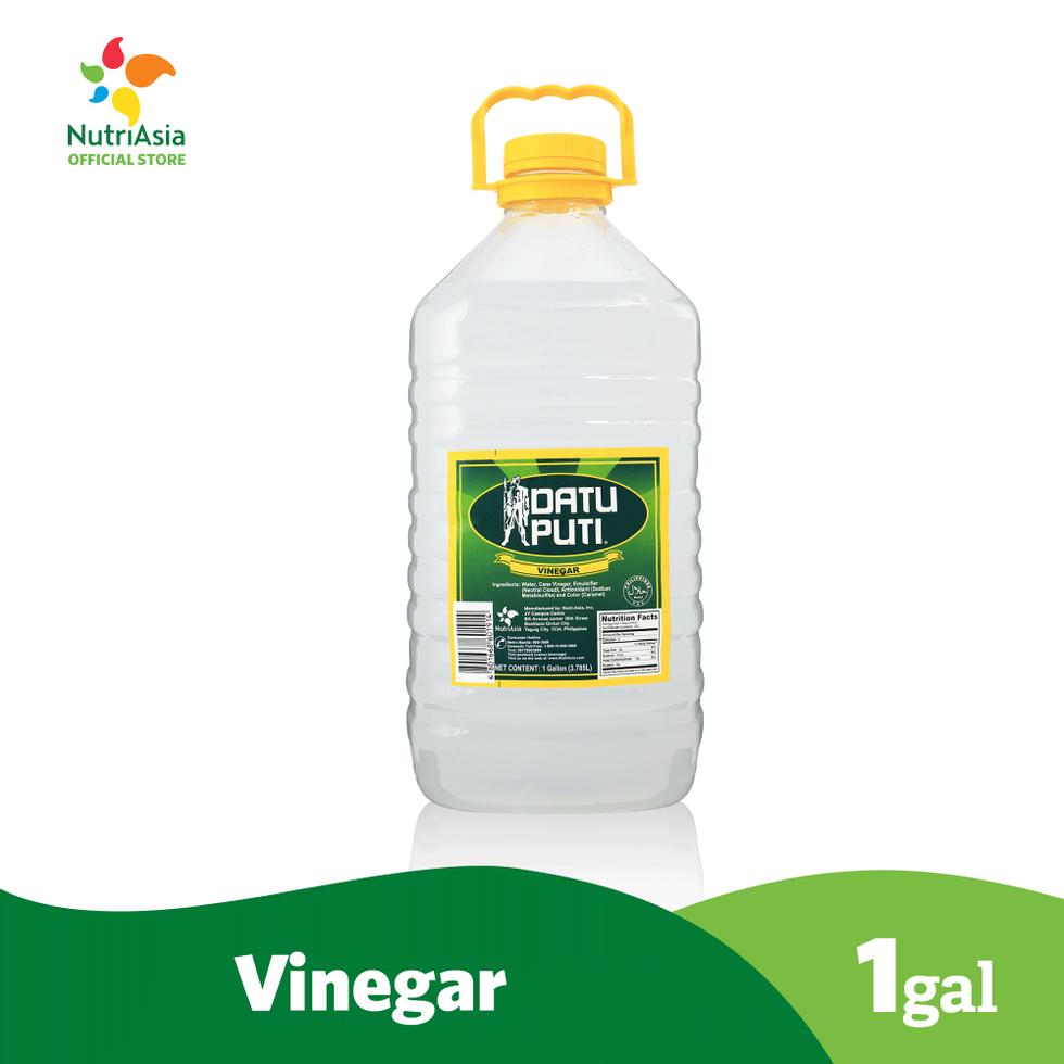 DATU PUTI VINEGAR CLEAR BOTTLE  1 GALLON