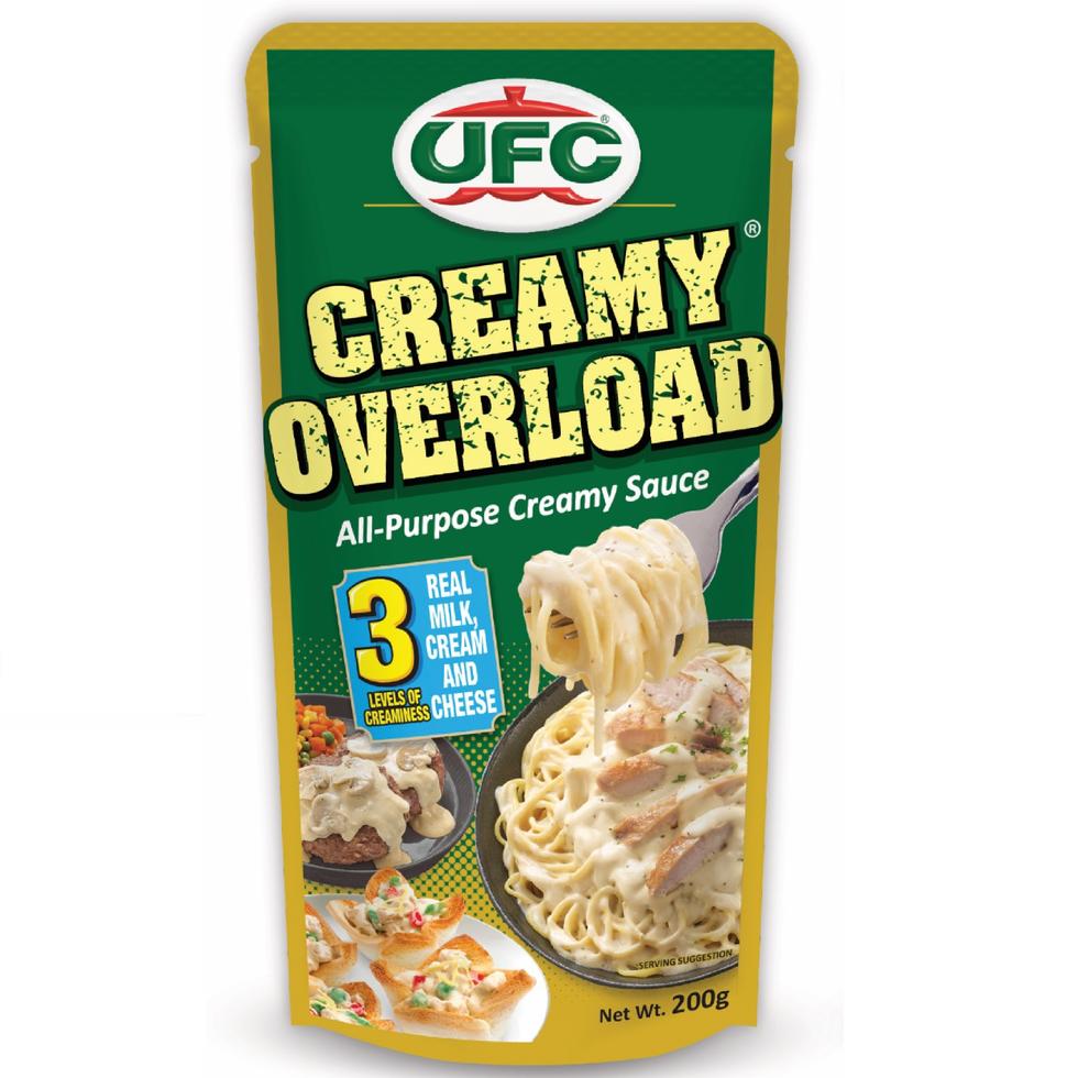 UFC OVERLOAD CREAMY SPAGHETTI SAUCE  200G  