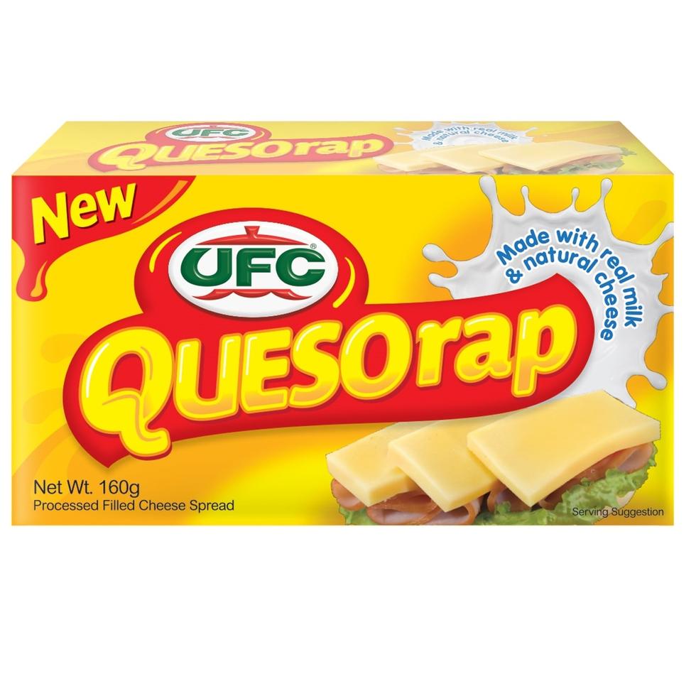 UFC 1 BAR QUESORAP CHEESE SPREAD 160G, GRATED  