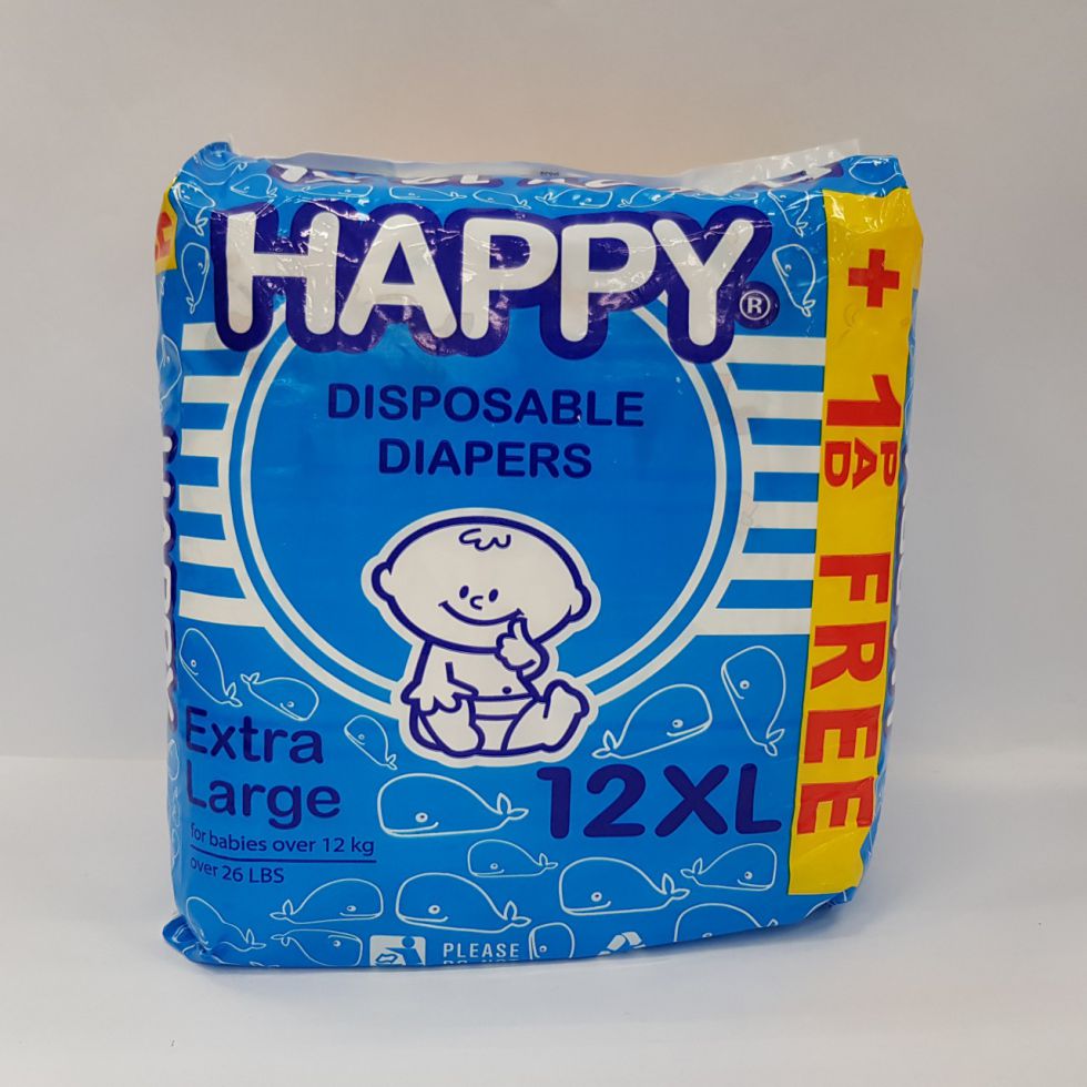 HAPPY DIAPER XL 12S