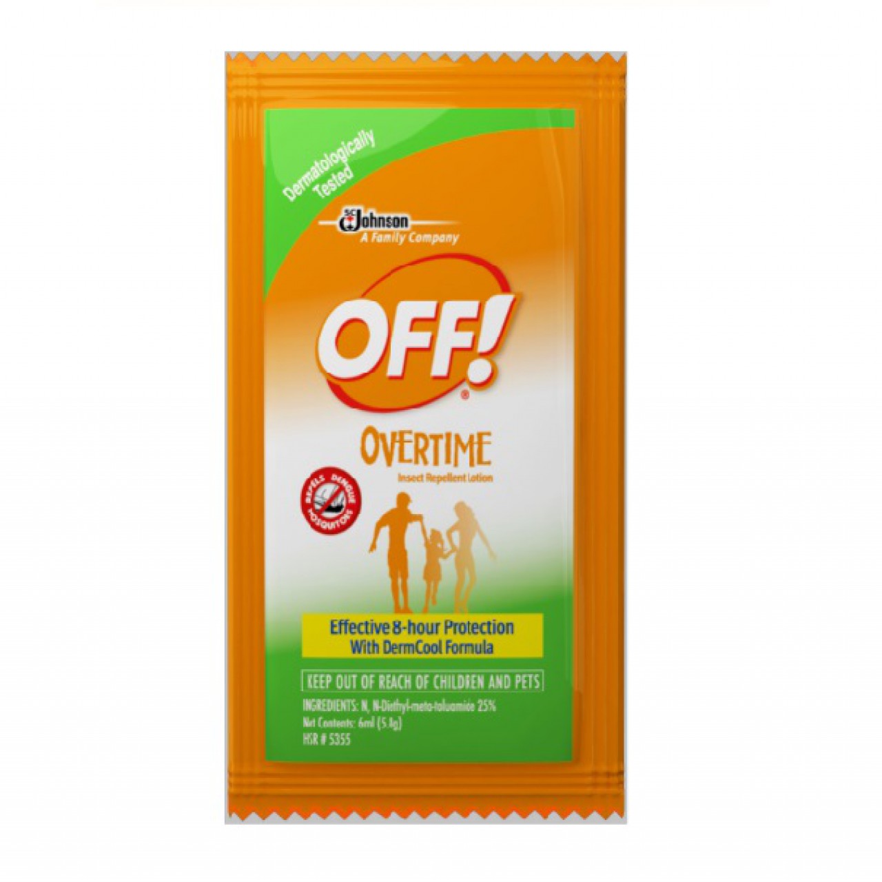 OFF! INSECT REPELLANT LOTION OVERTIME 6ML