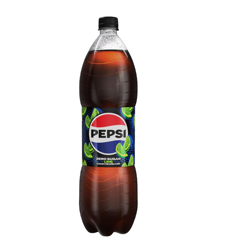 PEPSI ZERO CARBONATED DRINK PET BOTTLE SUGAR LIME 1.5L