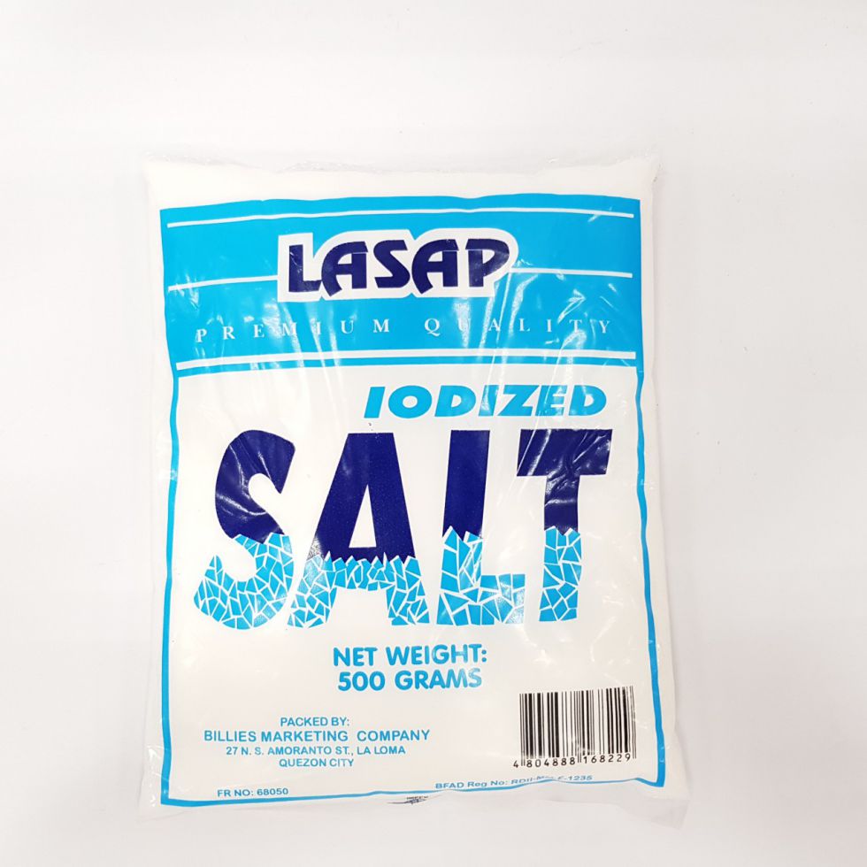 LASAP PREMIUM QUALITY IODIZED SALT 500G