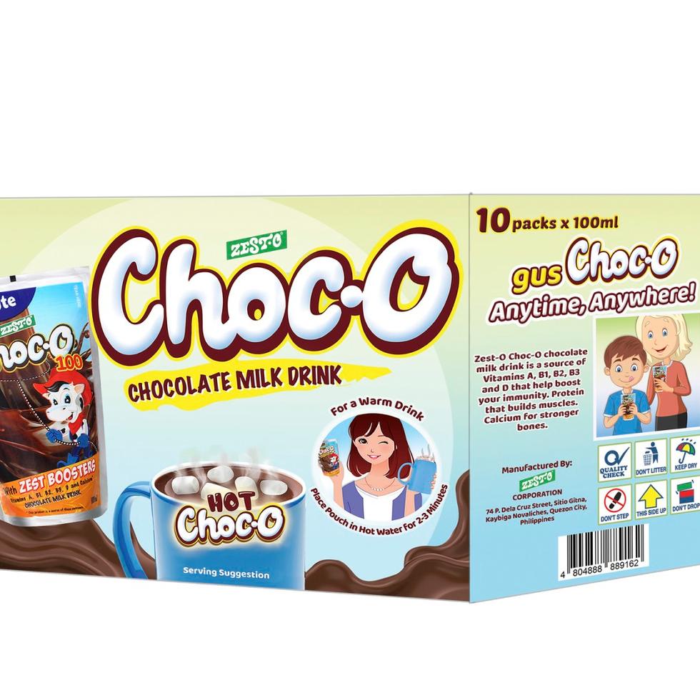 ZEST-O CHO-CUTE CHOCOLATE MILK DRINK BOX   100MLX10S