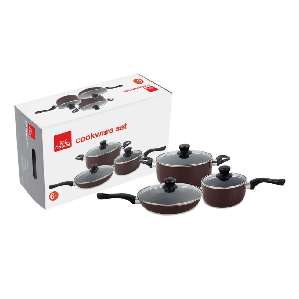 CHEF'S GALLERY 6PC COOKWARE SET FCCWSET2  