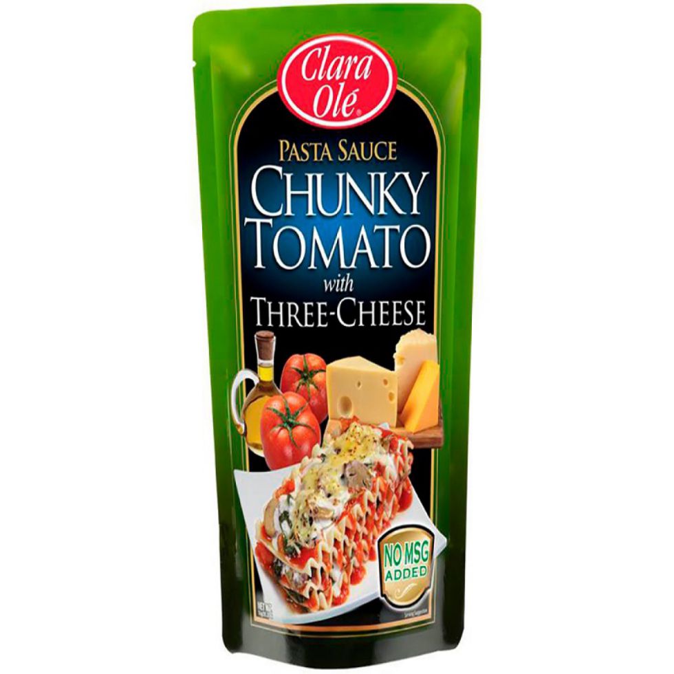 CLARA OLE PASTA SAUCE CHUNKY TOMATO WITH THREE CHEESE 1KG