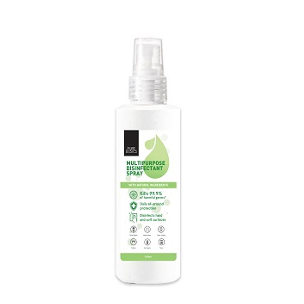 PURE BASICS DISINFECTANT  SPRAY WITH NATURAL INGREDIENTS 100ML