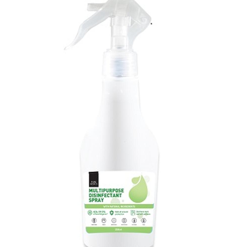 PURE BASICS DISINFECTANT SPRAY WITH NATURAL INGREDIENTS 250ML
