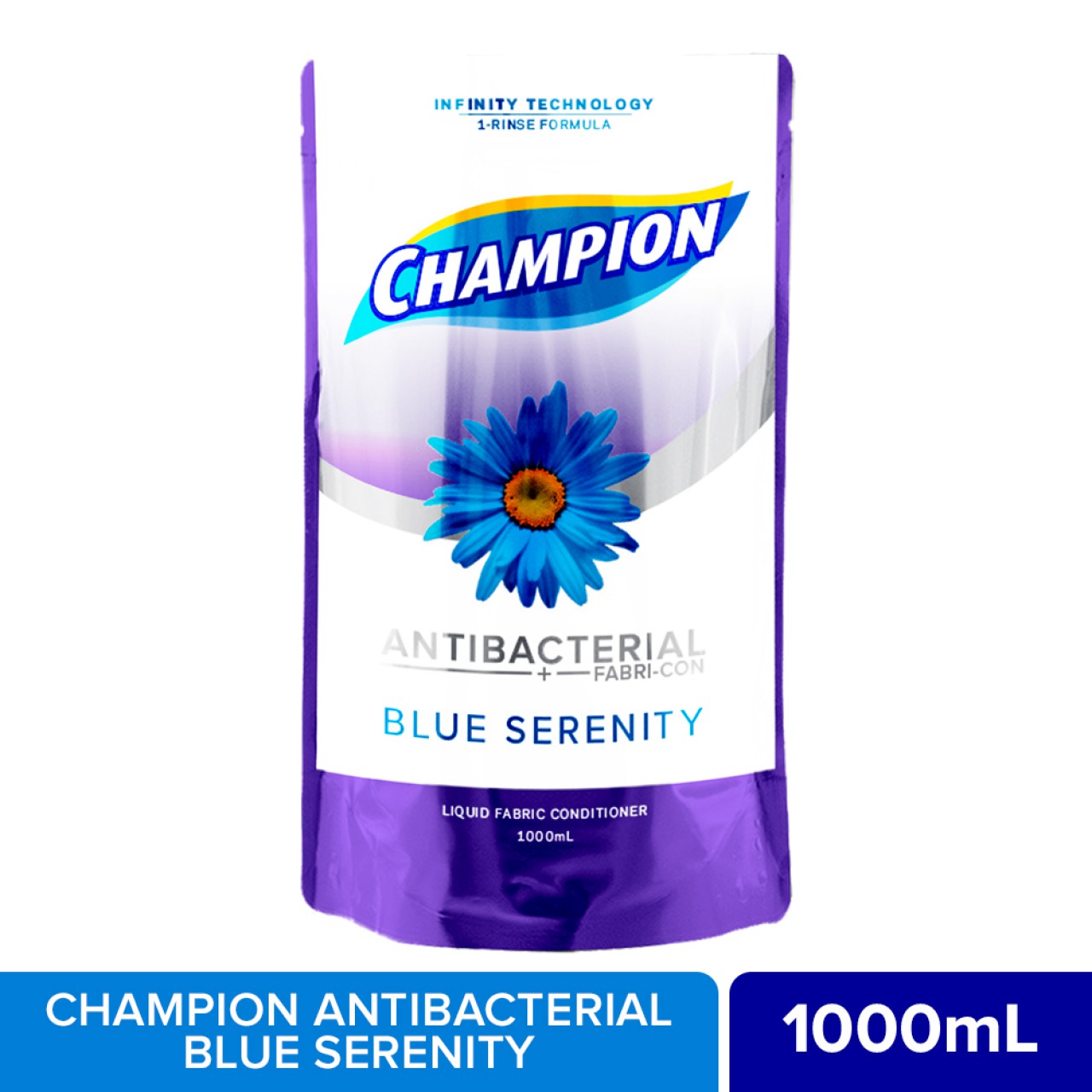 CHAMPION FABRIC CONDITIONER BLUE SERENITY 1L REFILL