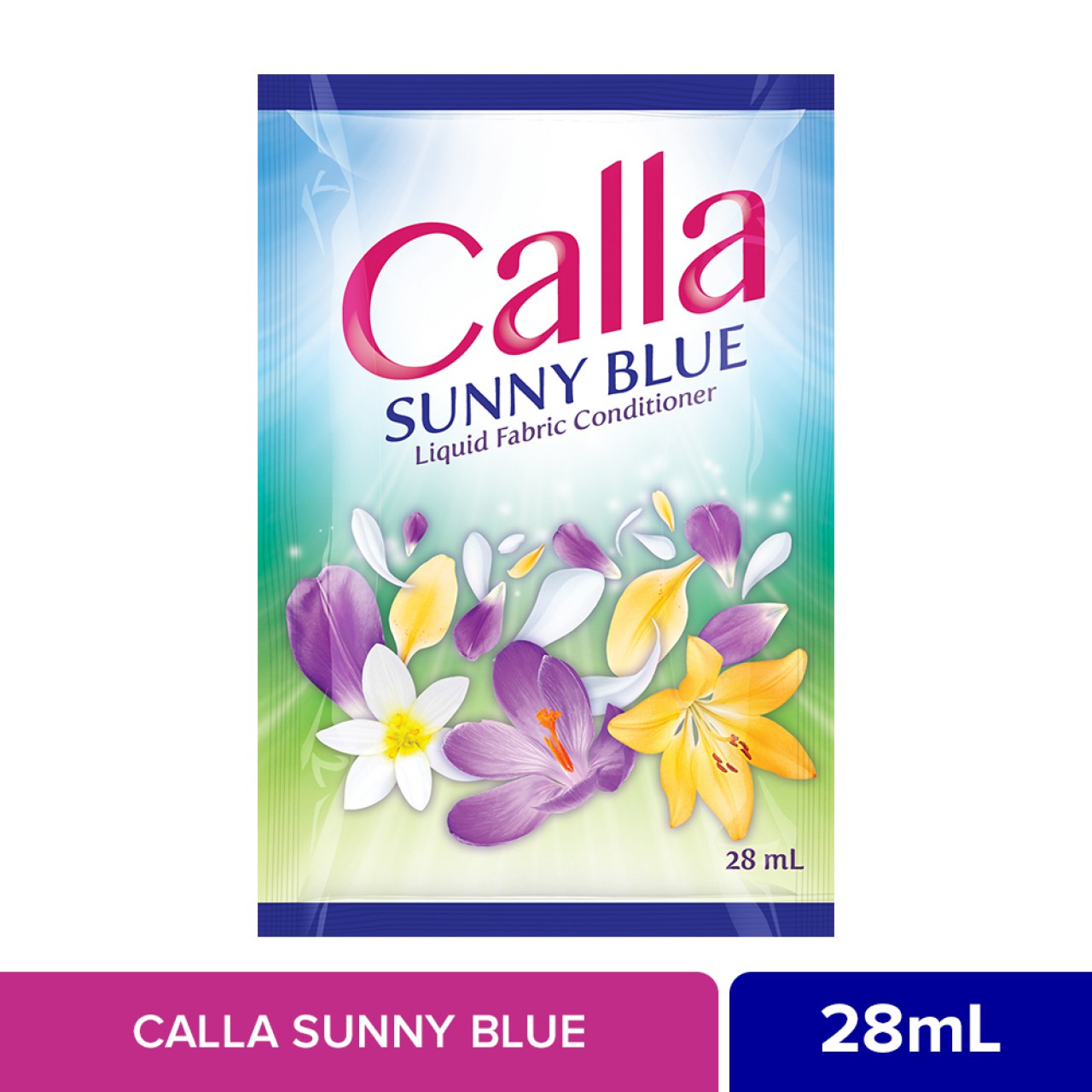 CALLA FABRIC CONDITIONER SACHET SUNNY BLUE 28ML 12S