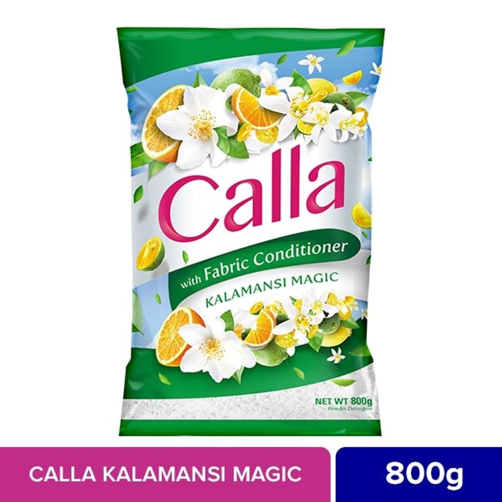 CALLA LAUNDRY POWDER WITH FABRIC CONDIITIONER KALAMANSI 800G