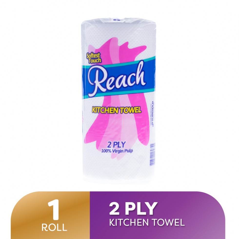 REACH KITCHEN TOWEL 2PLY 60PULLS SOLO