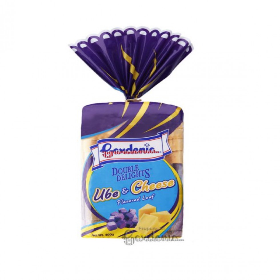 GARDENIA DOUBLE DELIGHTS UBE & CHEESE LOAF  400G