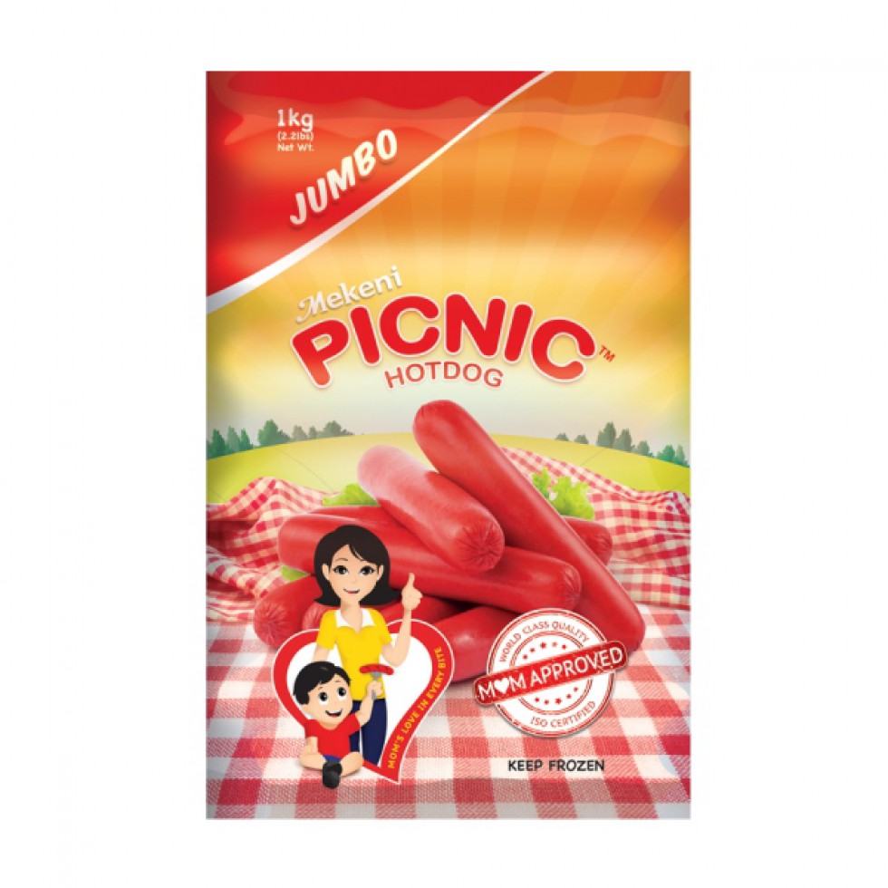 MEKENI PICNIC RED HOTDOG JUMBO 1KG