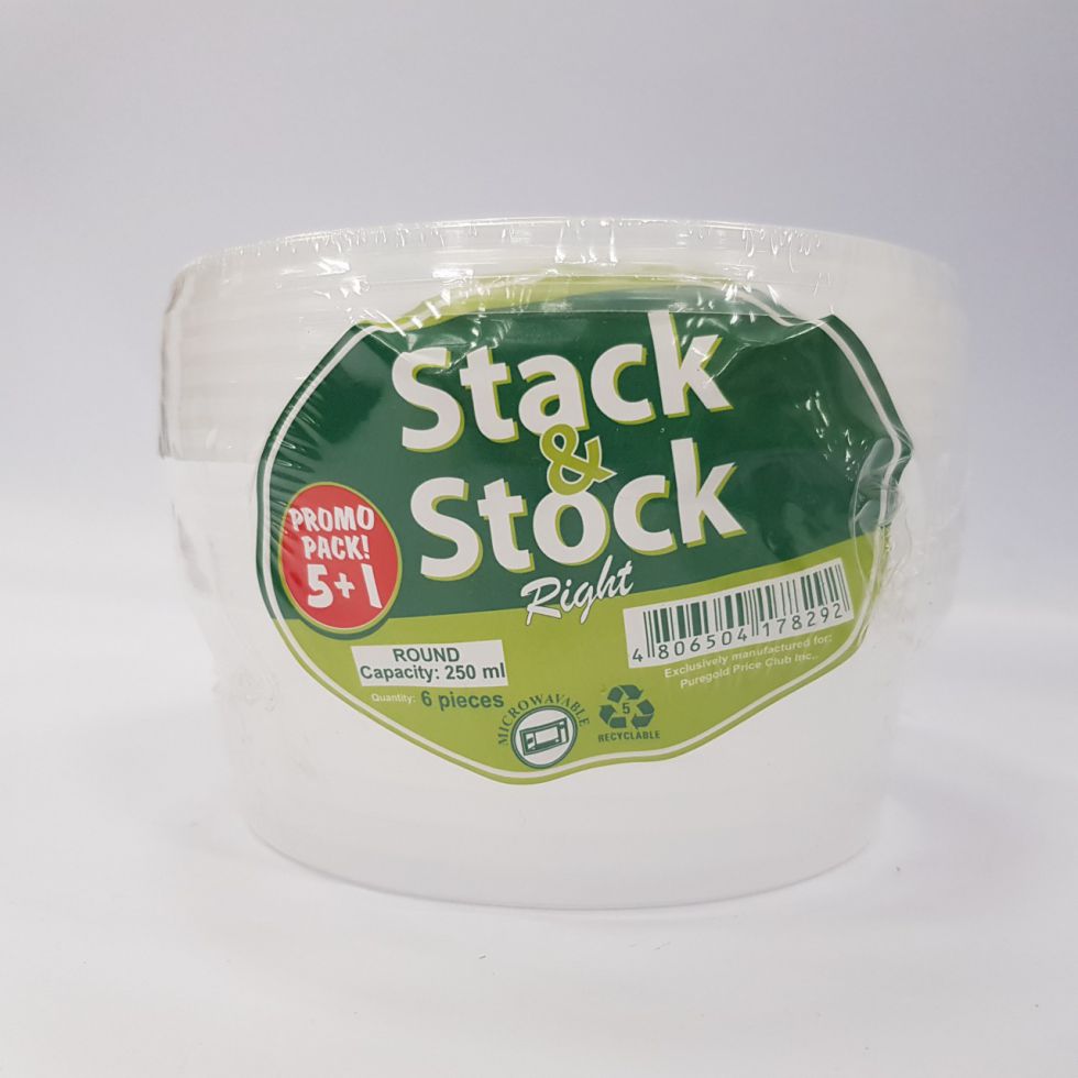 STACK & STOCK M/R 250ML 6S