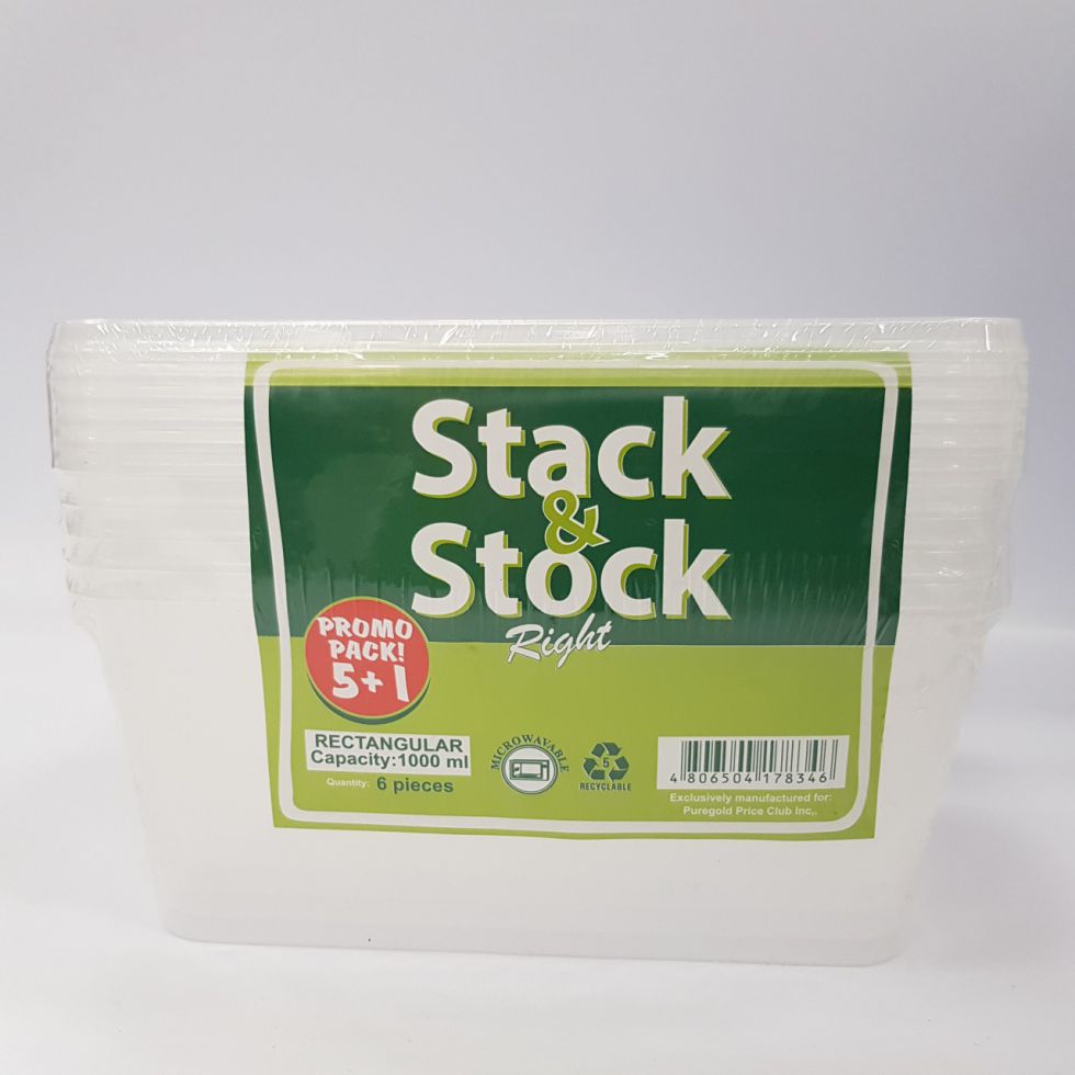 STACK & STOCK M/REC 1000ML 6S