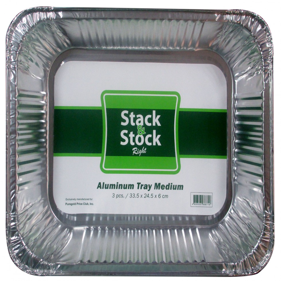 STACK & STOCK ALUMINUM TRAY MEDIUM 3S