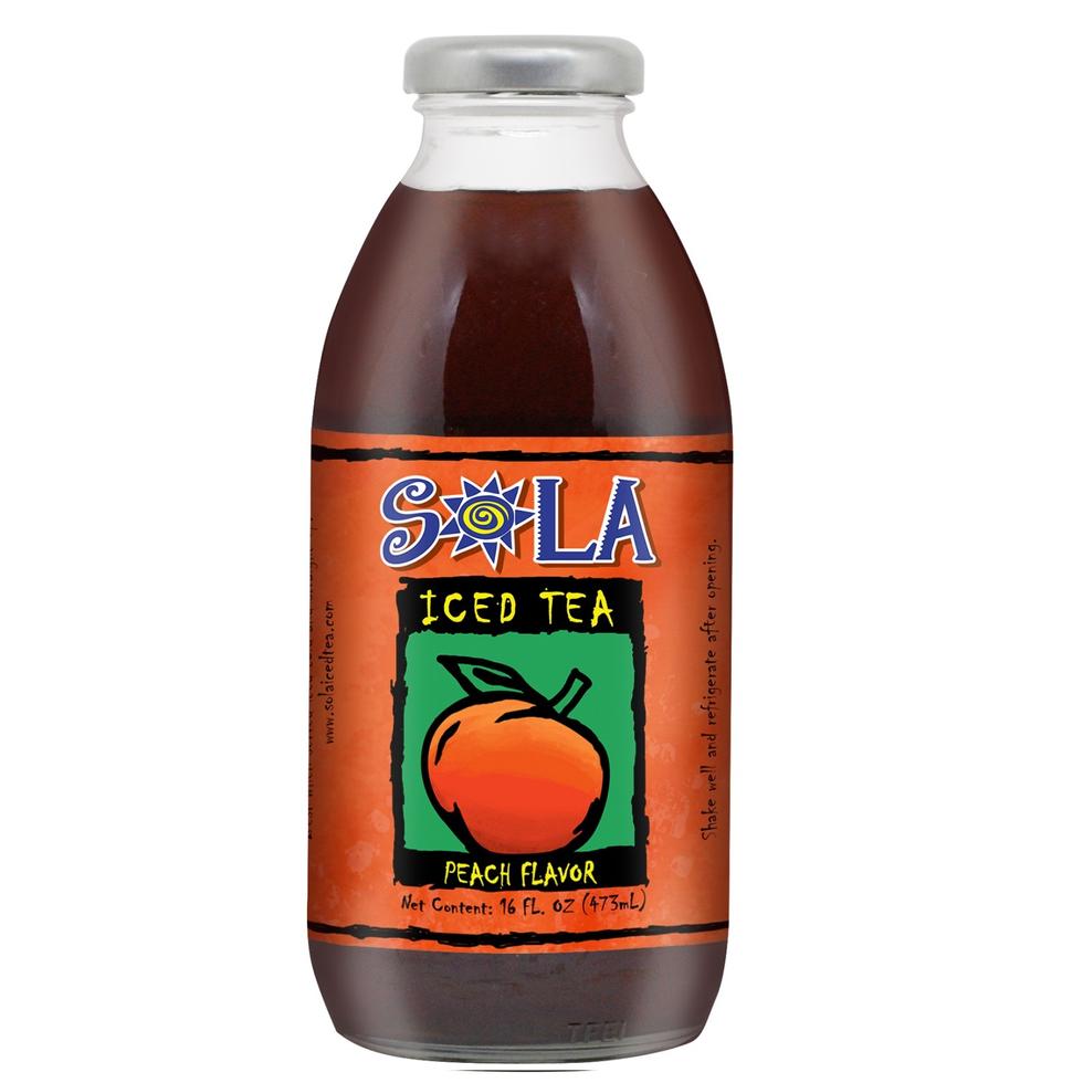 Sola Iced Tea Peach 473ml