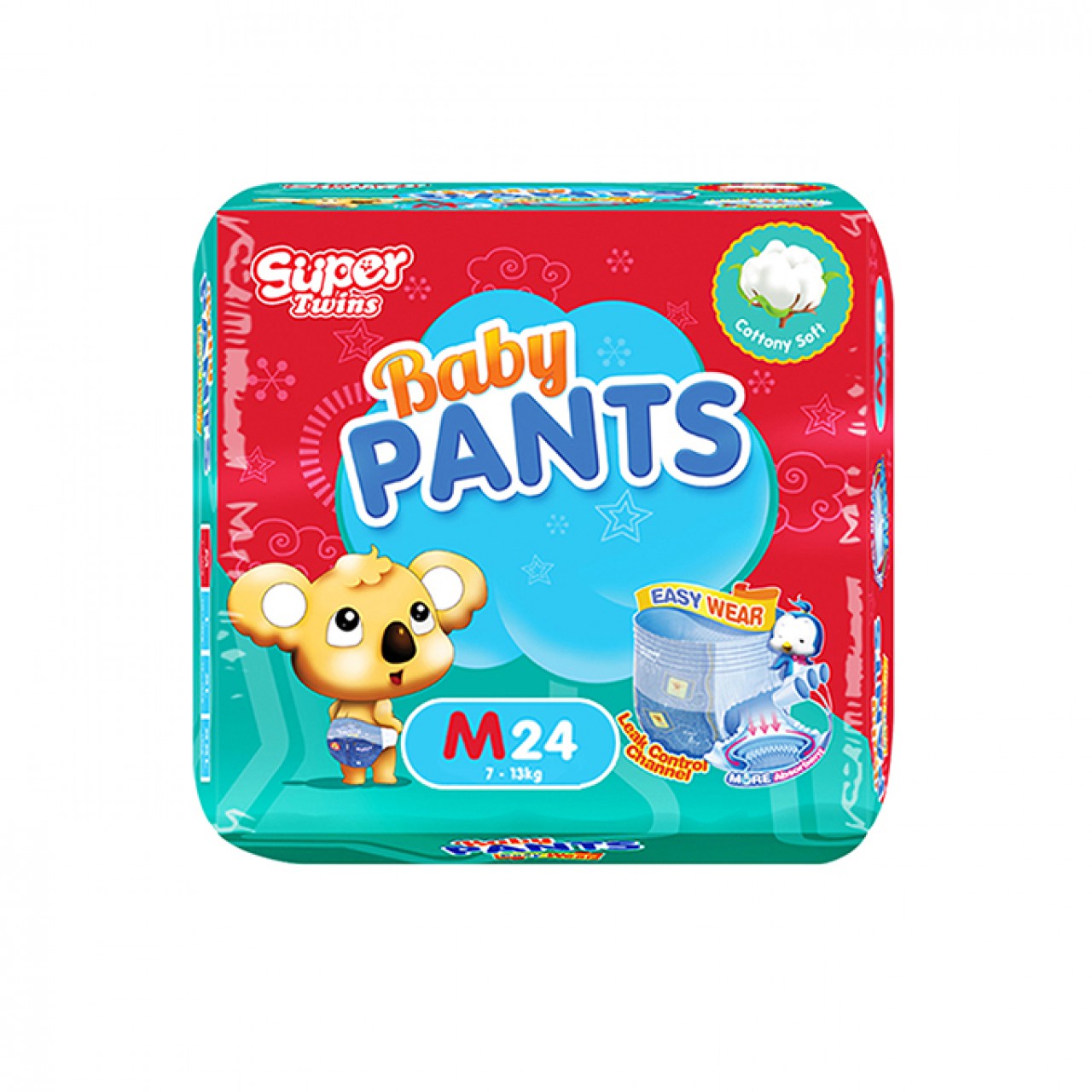 SUPER TWINS BABY PANTS M24