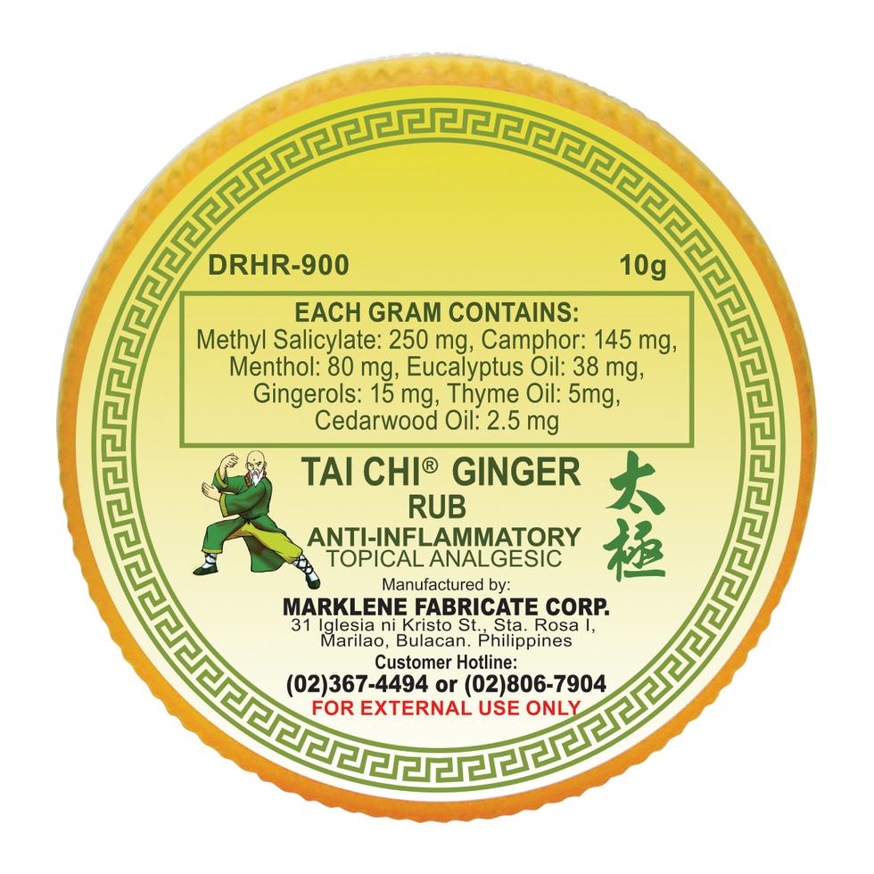 TAI CHI RUB GINGER 10G