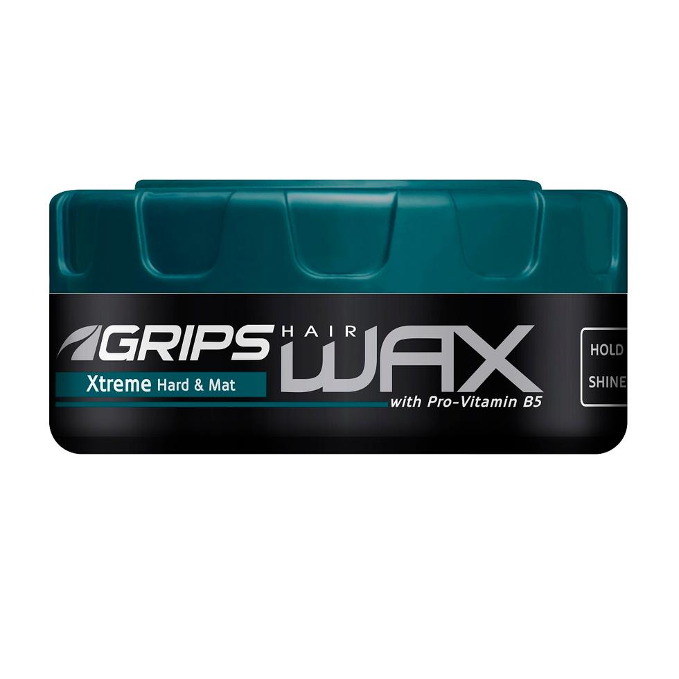 GRIPS HAIR WAX XTREME HARD & MAT WITH PROVITAMIN B5 75G