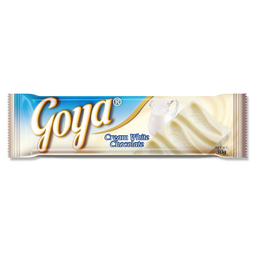 GOYA CREAM BAR CREAMY WHITE CHOCOLATE 30G