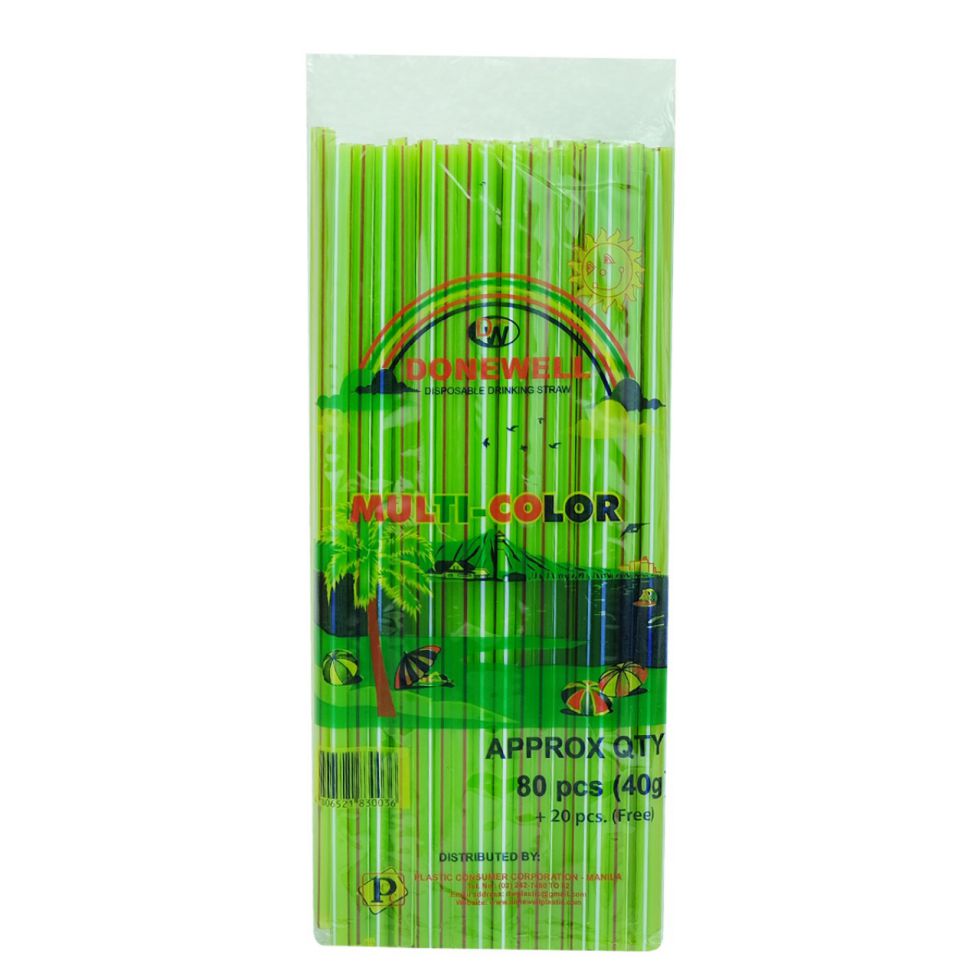 DONEWELL STRAW D/COLORED 40G